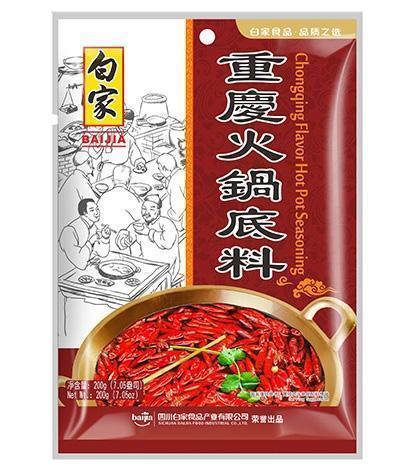 白家重庆火锅底料 200g