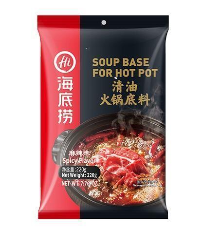 海底捞清油火锅底料-麻辣味 220g