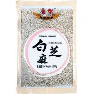 康乐带皮生白芝麻 100g