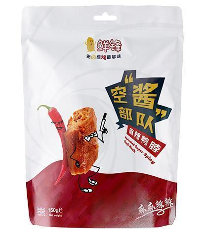 鲜锋麻辣鸭脖150g