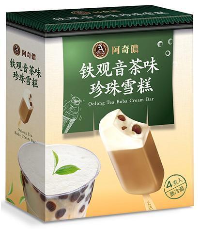 阿奇侬雪糕-铁观音奶盖珍珠奶茶 6x360g