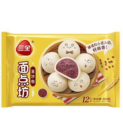 三全豆沙包 360g